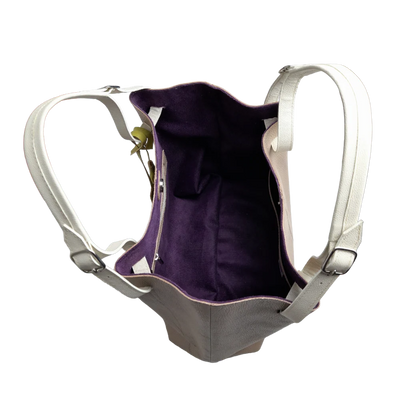 Sac en cuir Adelle Taupe pour femme