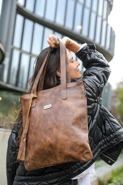 Portefeuille Olivia Marbled Coffee