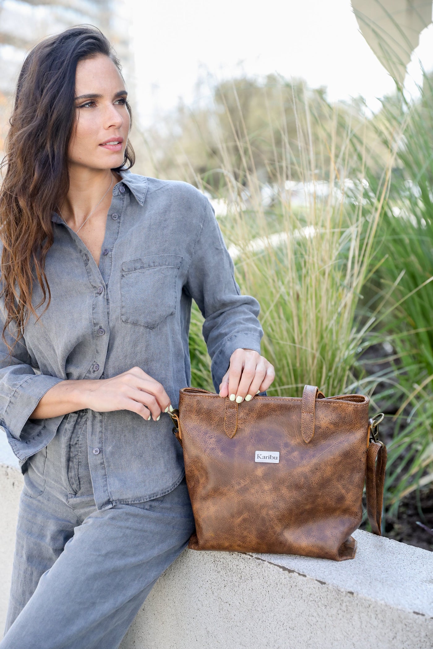 Portefeuille marbré Kika Coffee