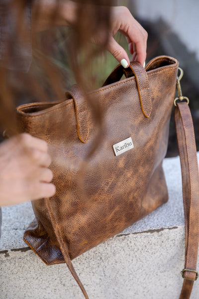 Portefeuille marbré Kika Coffee