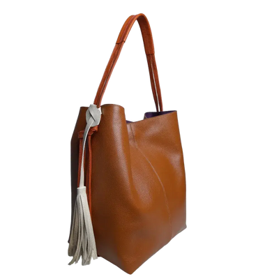 Sac en cuir pour femme Grace Miel