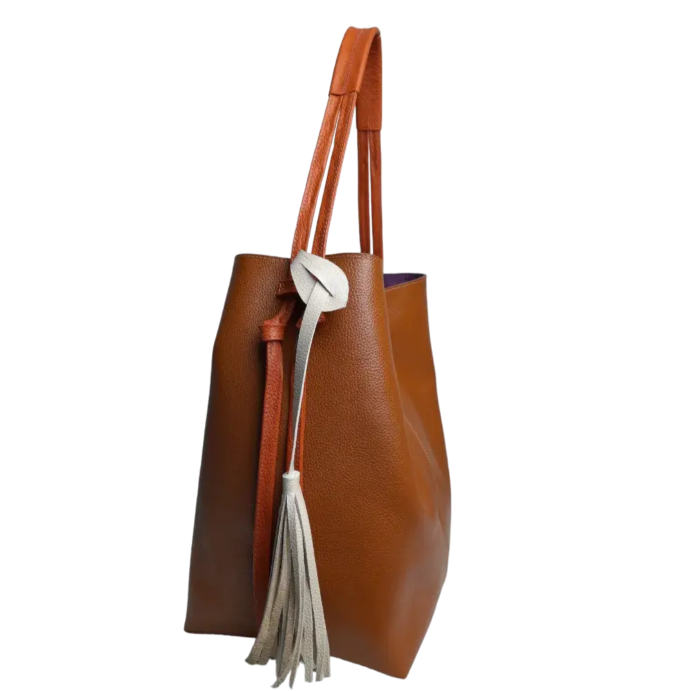 Sac en cuir pour femme Grace Miel