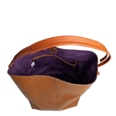 Sac en cuir pour femme Grace Miel