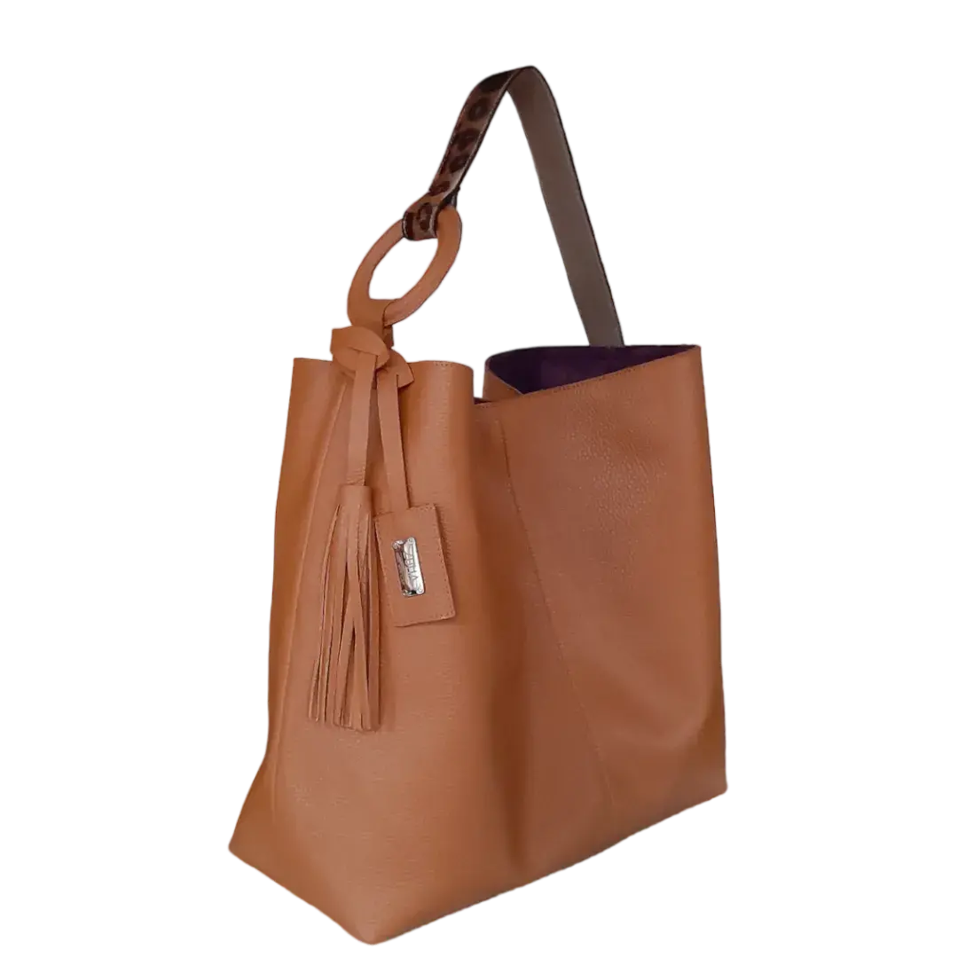 Sac en cuir pour femme Nora Honey