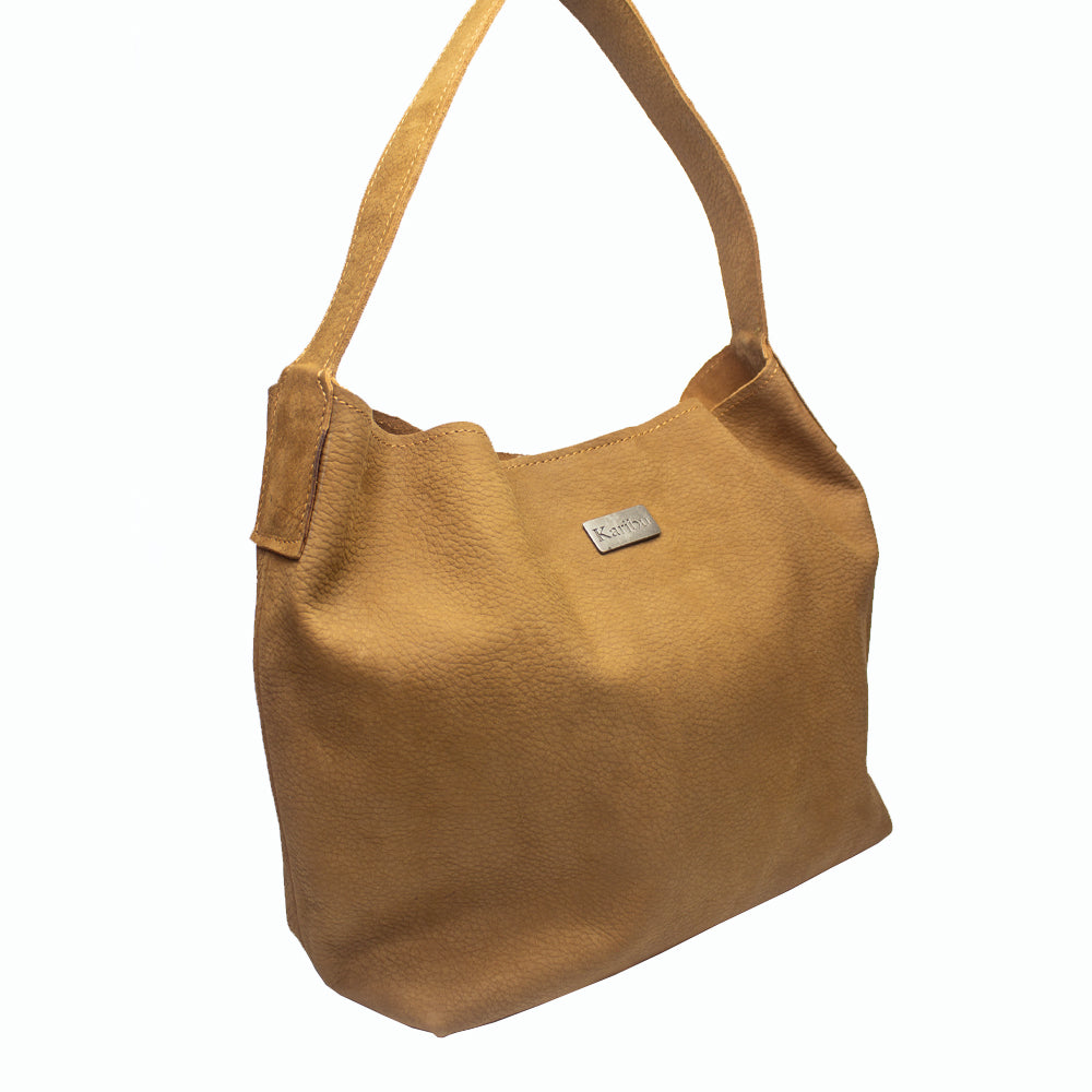 Portefeuille en daim Dominique Cafe