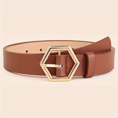 Fine Line – ceinture classique pour femme en cuir véritable