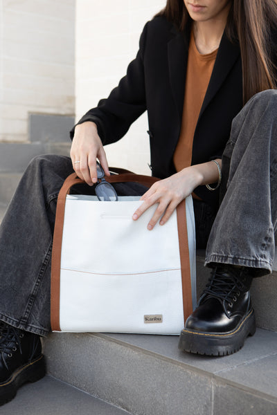 Portefeuille Dominga Blanca avec café