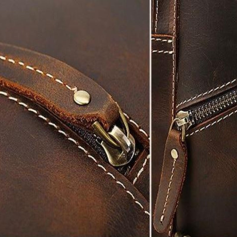 Sac à dos vintage en cuir