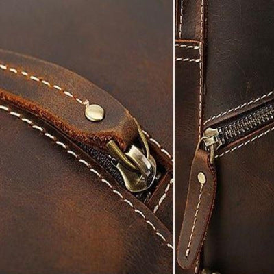 Sac à dos vintage en cuir