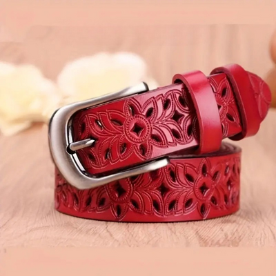 Ceinture en cuir classique de Monika