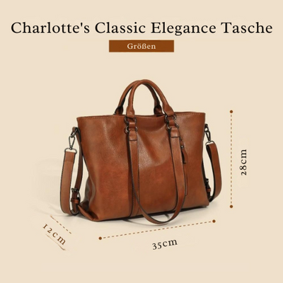 L'élégance classique de Charlotte | Sac fourre-tout vintage