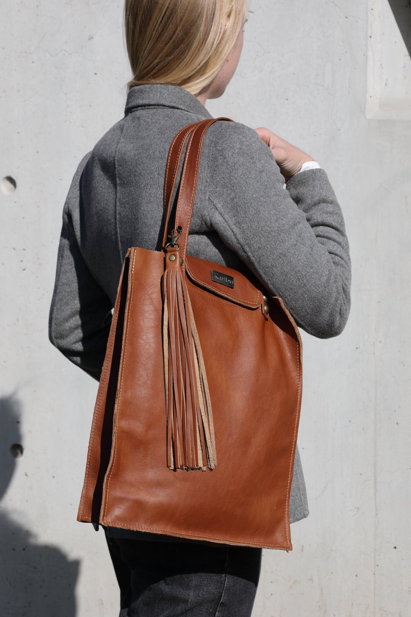 Portefeuille Juanita marron clair