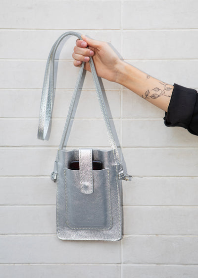 Portefeuille en argent Monse