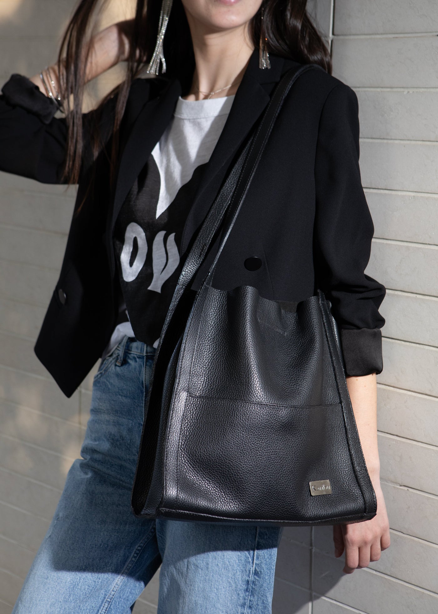 Portefeuille Dominga noir