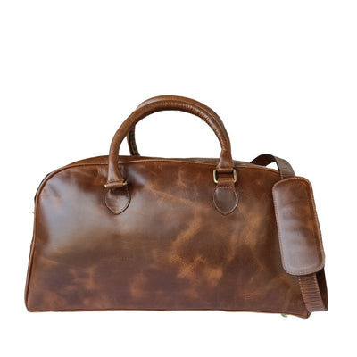 Mini sac de voyage pour femme en cuir brillant Hunter