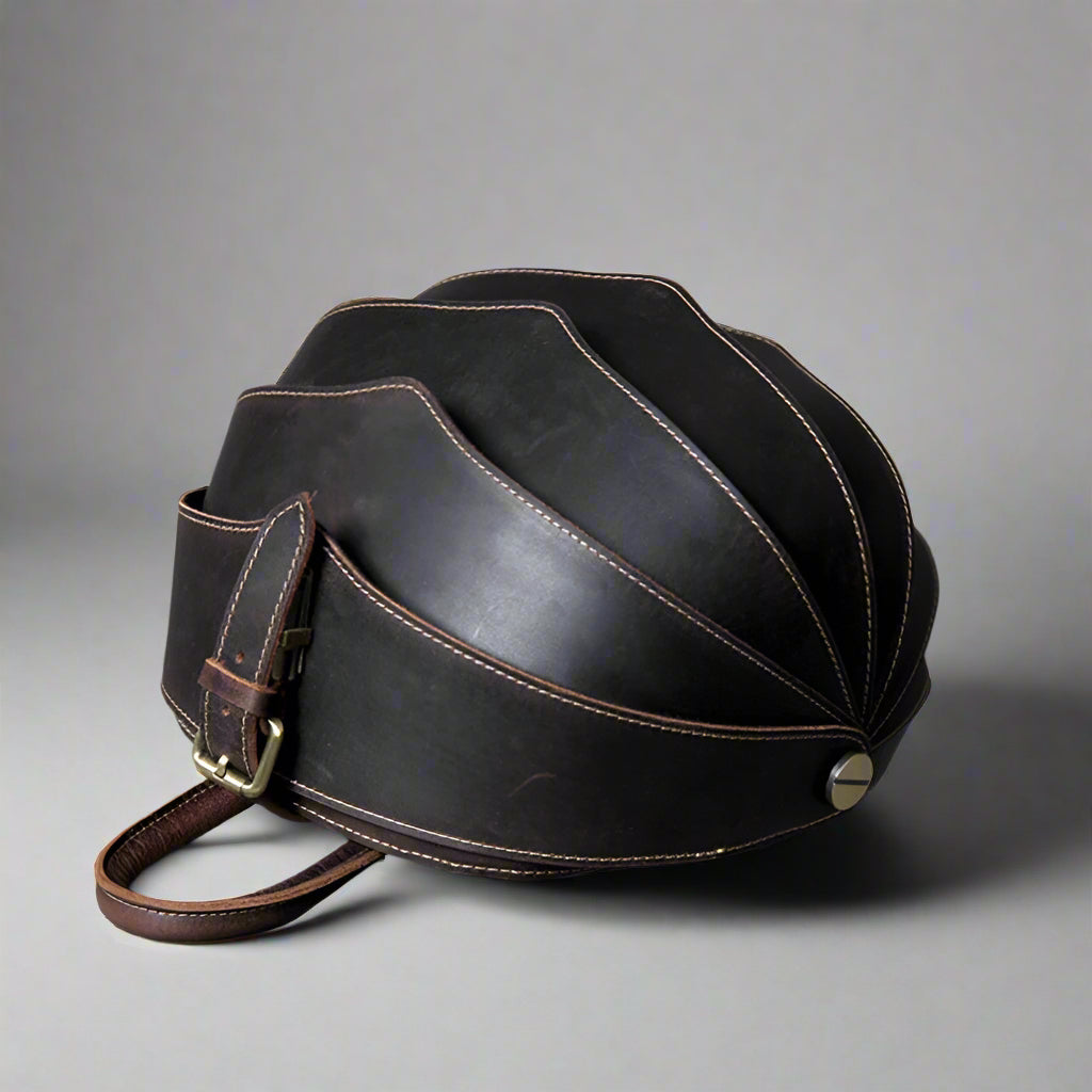 Sac à dos en cuir style scarabée pour femme