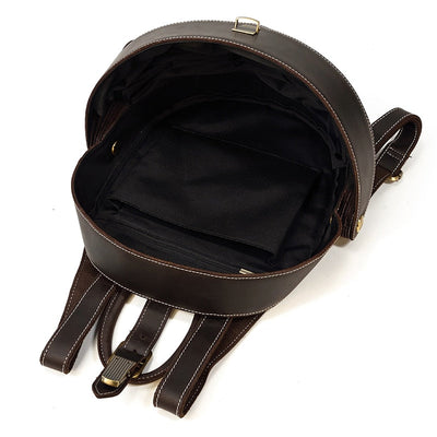 Sac à dos en cuir style scarabée pour femme