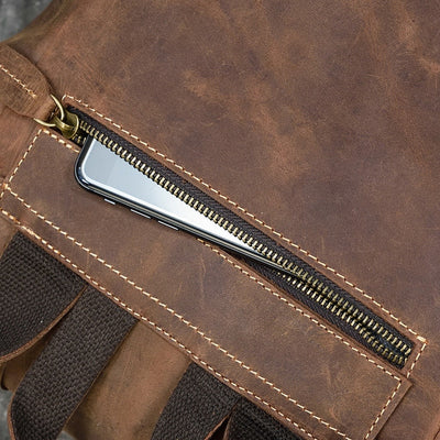 Sac à dos grande capacité en cuir