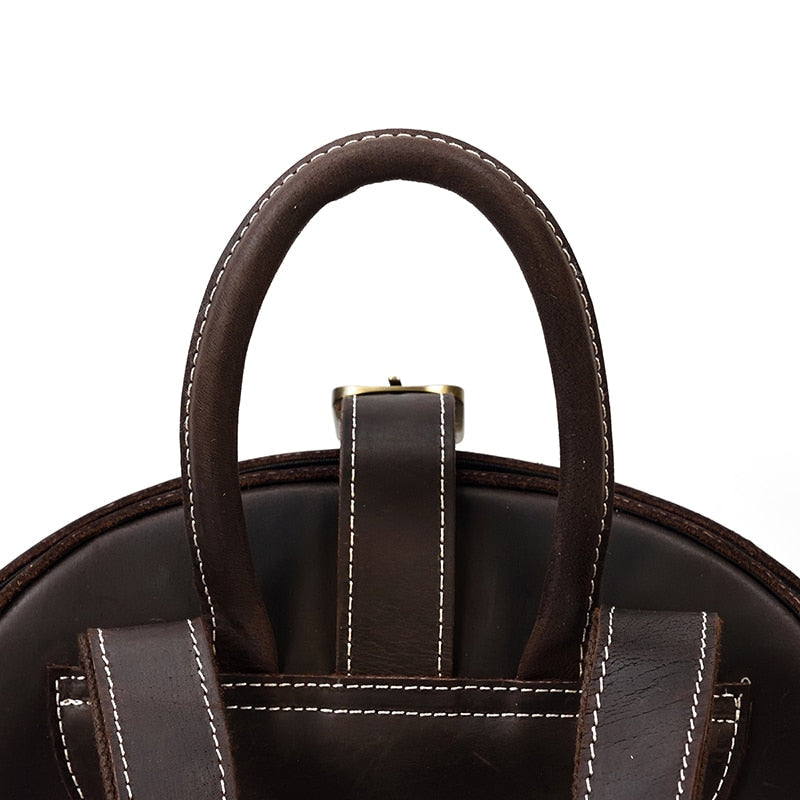 Sac à dos en cuir style scarabée pour femme