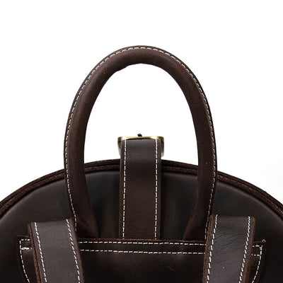 Sac à dos en cuir style scarabée pour femme