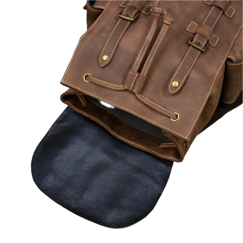 Sac à dos grande capacité en cuir