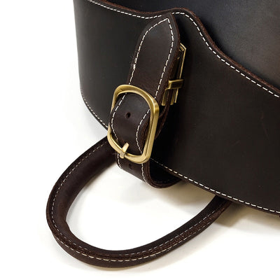 Sac à dos en cuir style scarabée pour femme