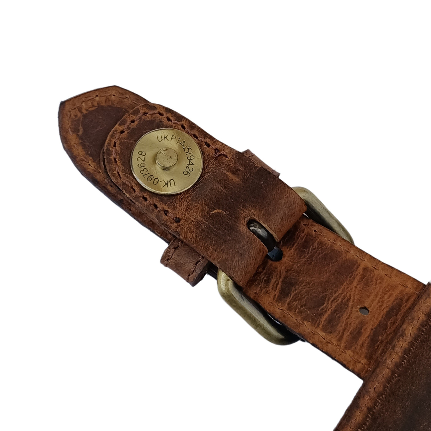 Sac à main en cuir marron chasseur