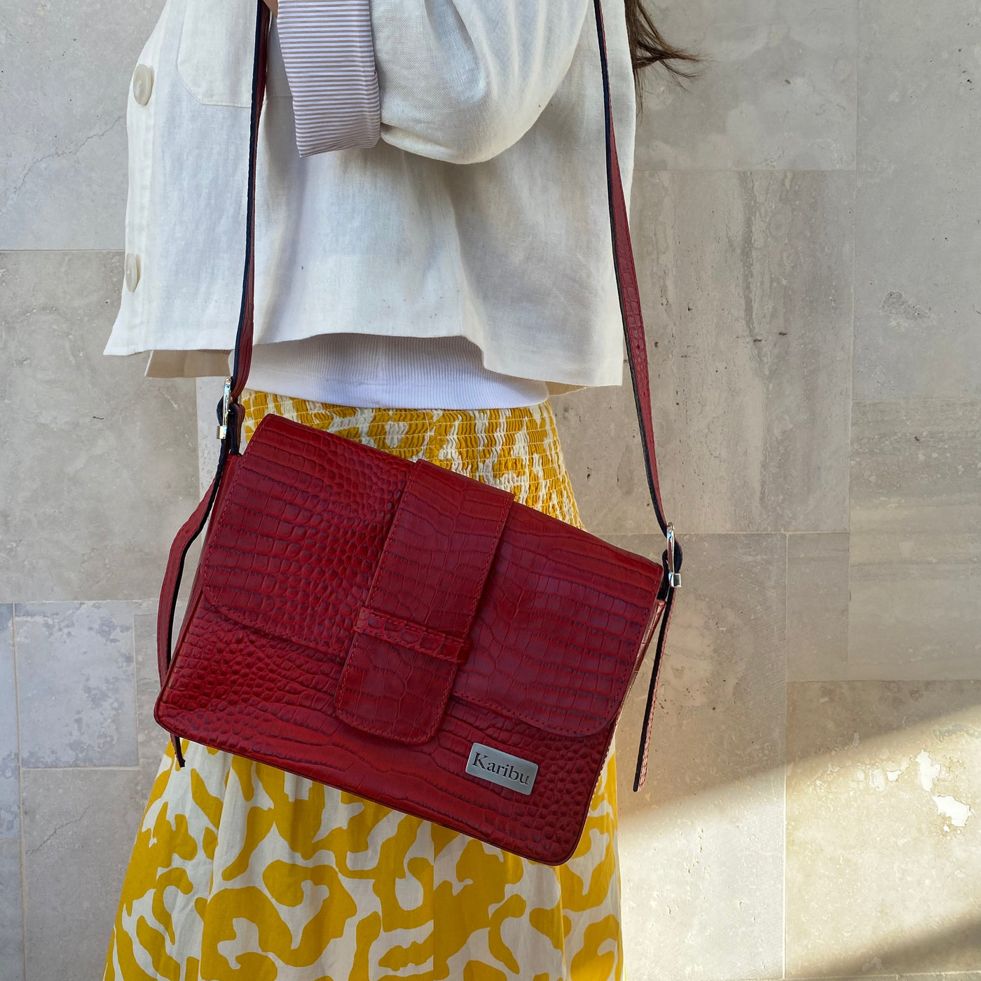 Portefeuille Octavia rouge