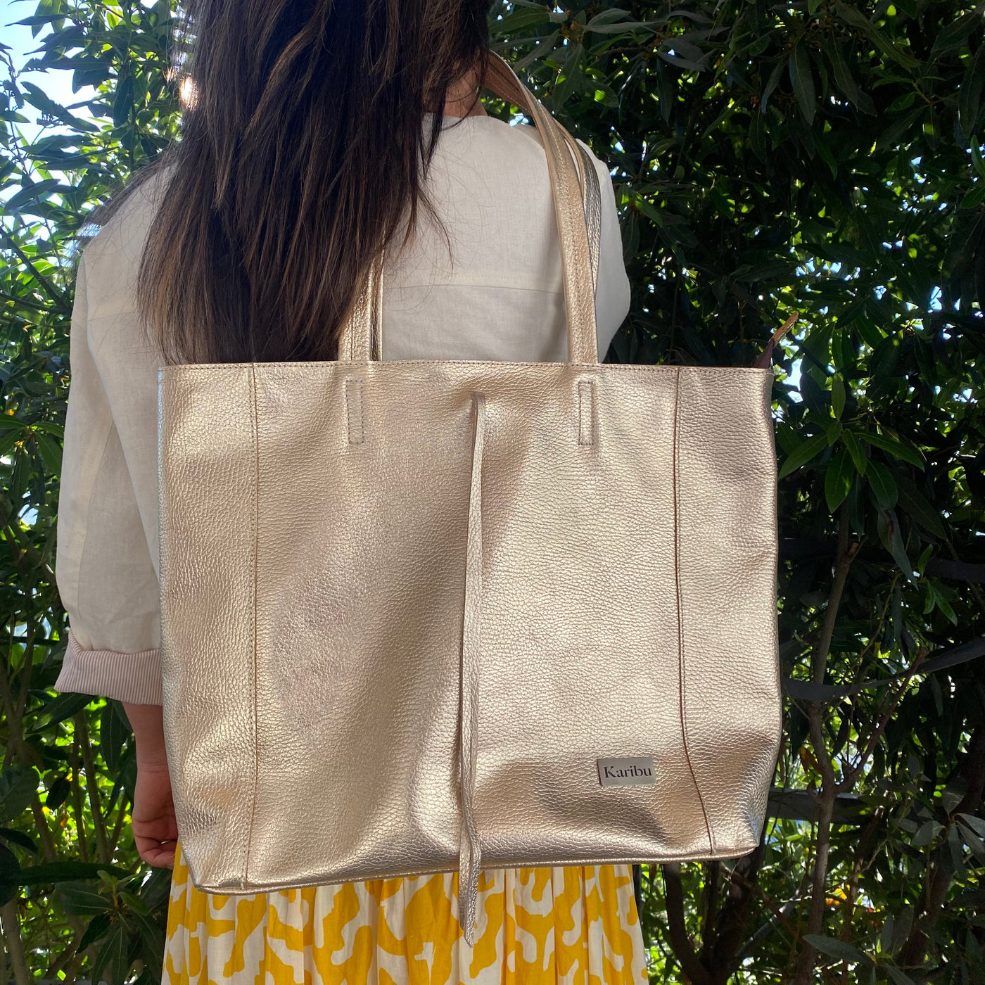 Grand portefeuille Florence doré