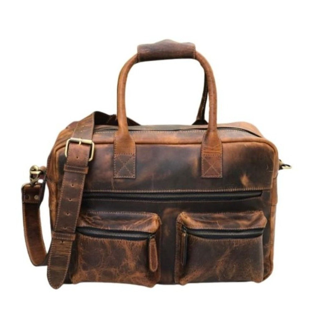 Sac d'affaires marron Hunter