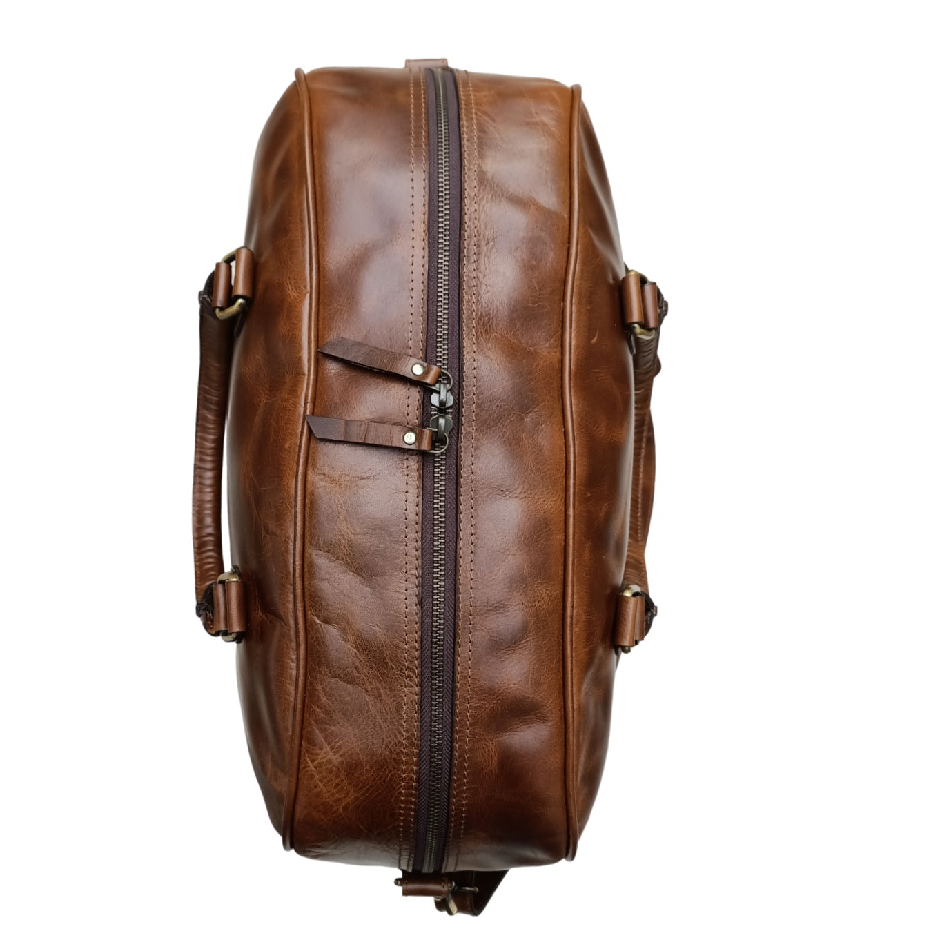 Mini sac de voyage pour femme en cuir brillant Hunter