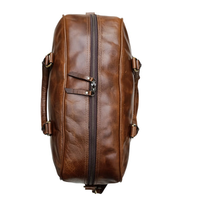 Mini sac de voyage pour femme en cuir brillant Hunter