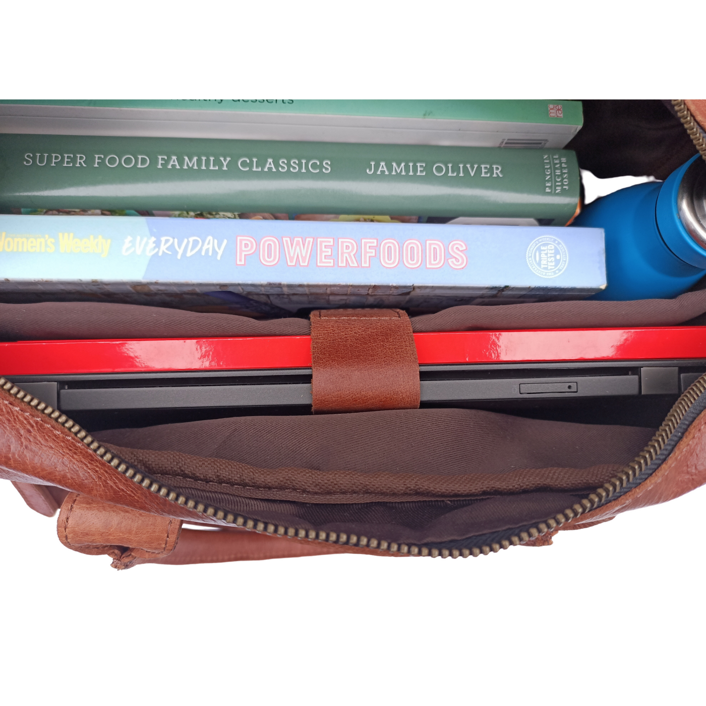 Sac portefeuille marron rustique