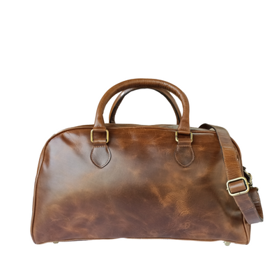 Mini sac de voyage pour femme en cuir brillant Hunter