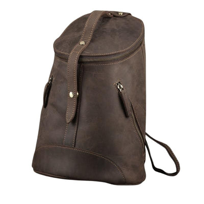 Sac à dos vintage en cuir pour l'université