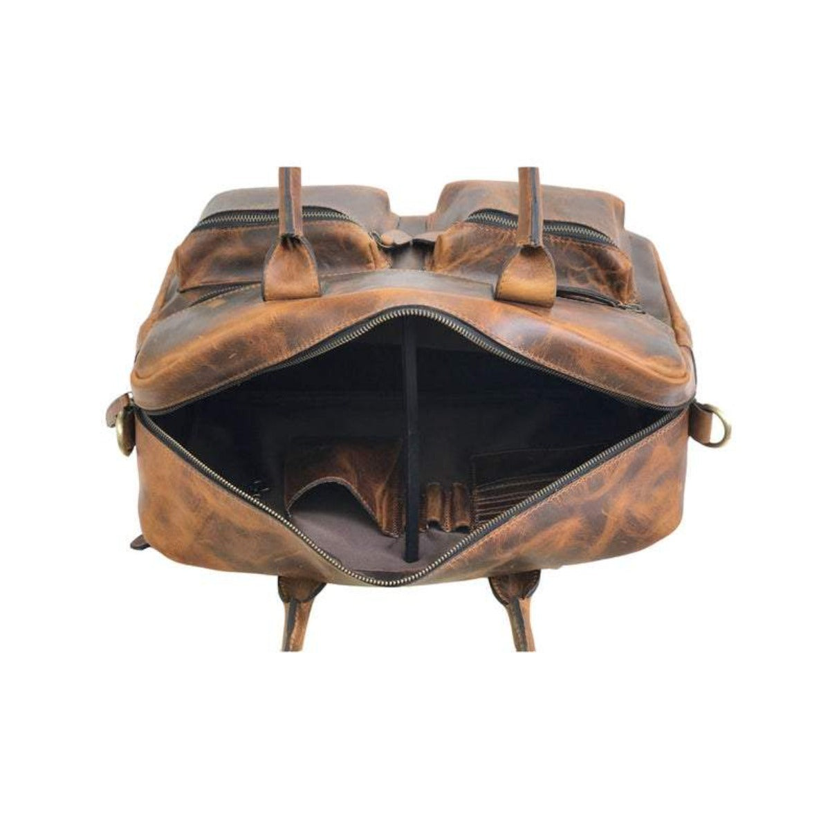 Sac d'affaires marron Hunter