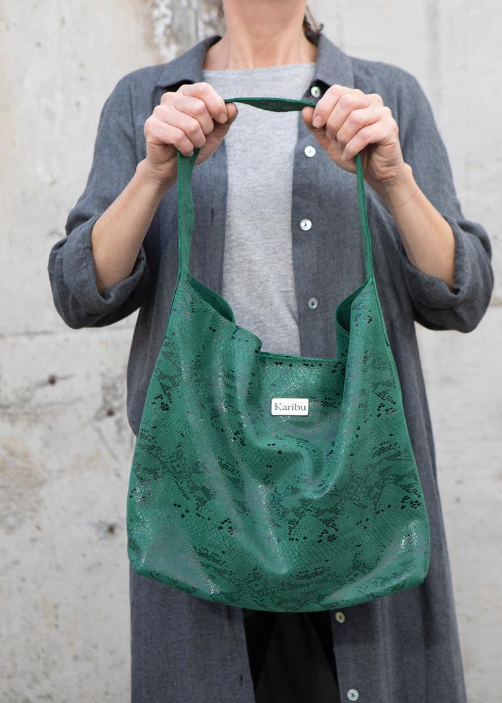 Portefeuille texturé Dominique Green