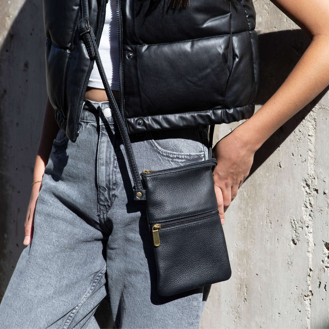 Portefeuille Tati noir